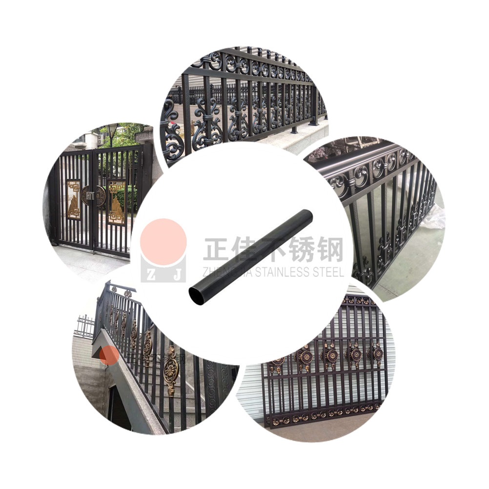 3049州体育_9州（中国）圆管镀黑钛装饰效果